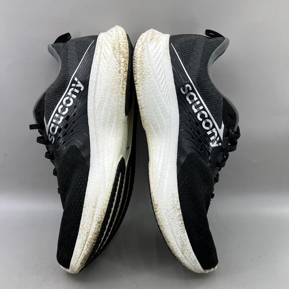 Saucony Ride 17 Running Shoes Men Size 11.5 Black White Mesh Comfort Sneakers main image 8